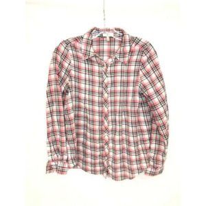 Soft Joie Lilya Plaid Shirt Pink Size Xs